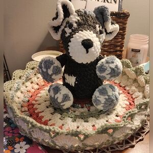 Australian Shepherd Handmade Crochet.